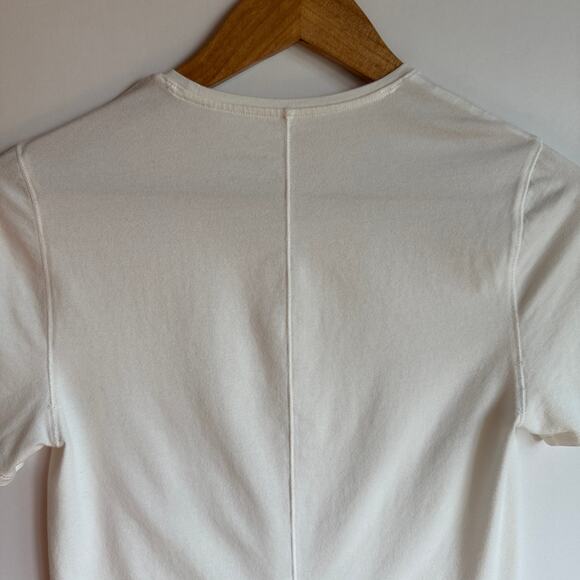 Everlane The Supima Form Crew Neck Tee Medium White Short Sleeve Cotton Jersey - Picture 6 of 13